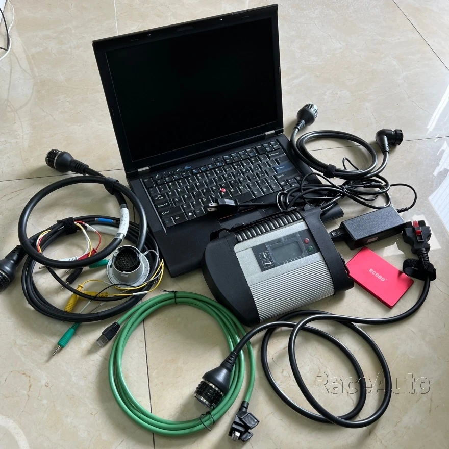 

2023-09 New mb Star c4 with t410 i5 laptop+software SSD 480gb full set ready to use for car and truck diagnostic scanner