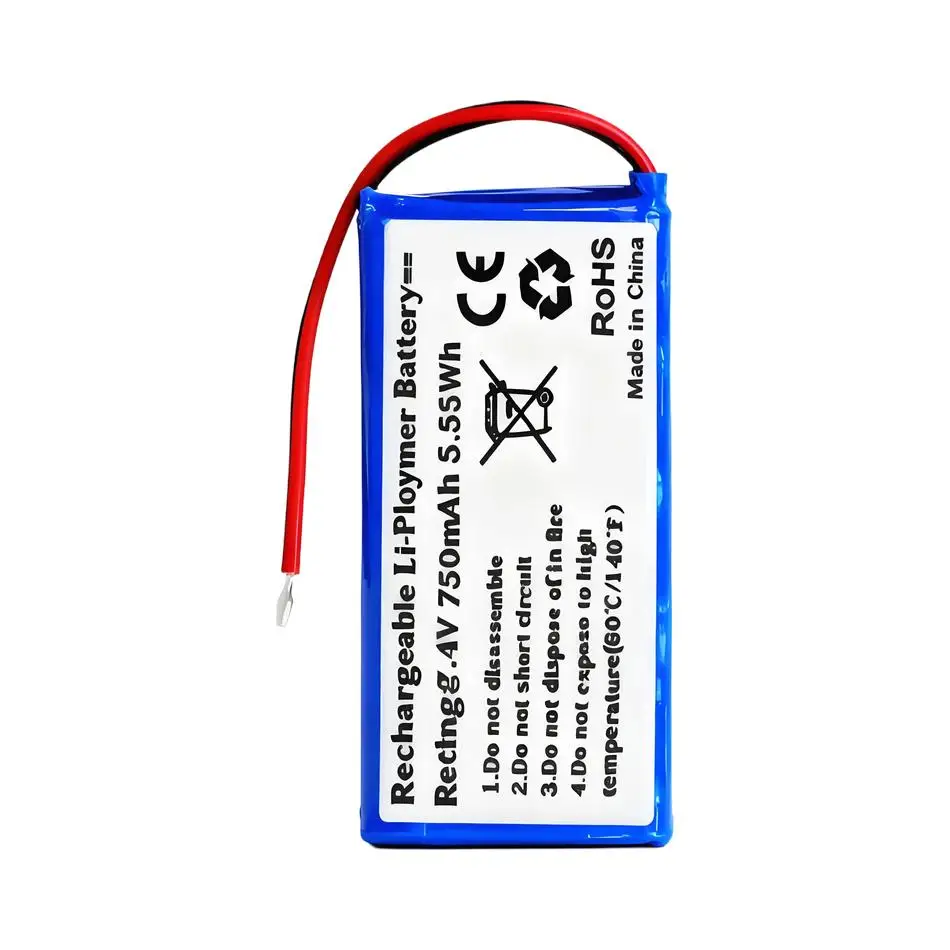 Fast Charging 750mAh for Portable Photo Printer Battery Zip For Polaroid POLMP01 POLMP01B POLMP01W AE503048-2S