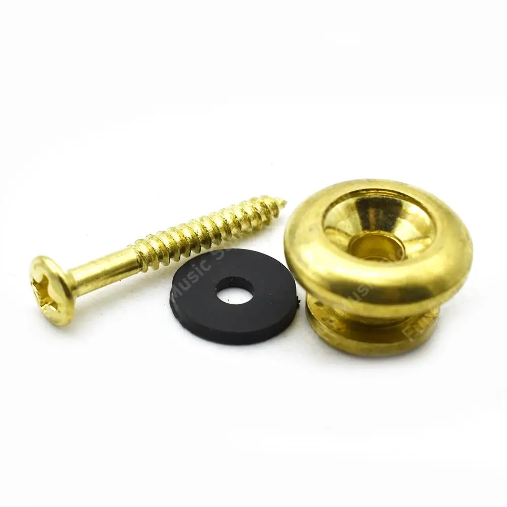 120pcs Metal Guitar Strap Lock Mushroom Guitar Endpin Strap Buttons for Electric Acoustic Guitar Bass Ukulele Guitarra Parts