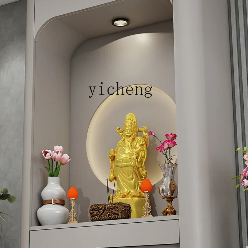 Zf Stand Cabinet Modern Light Luxury Magic Table Cabinet Solid Wood Buddha Table Incense Table for God of Wealth Home