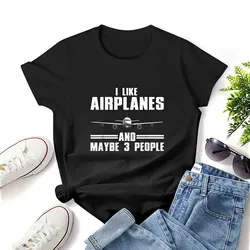 Funny Airplane Shirt Plane Lover Shirt Airplane Mechanic Gift T Shirt Graphic Shirt Casual Short Sleeved Female Tee T-Shirt