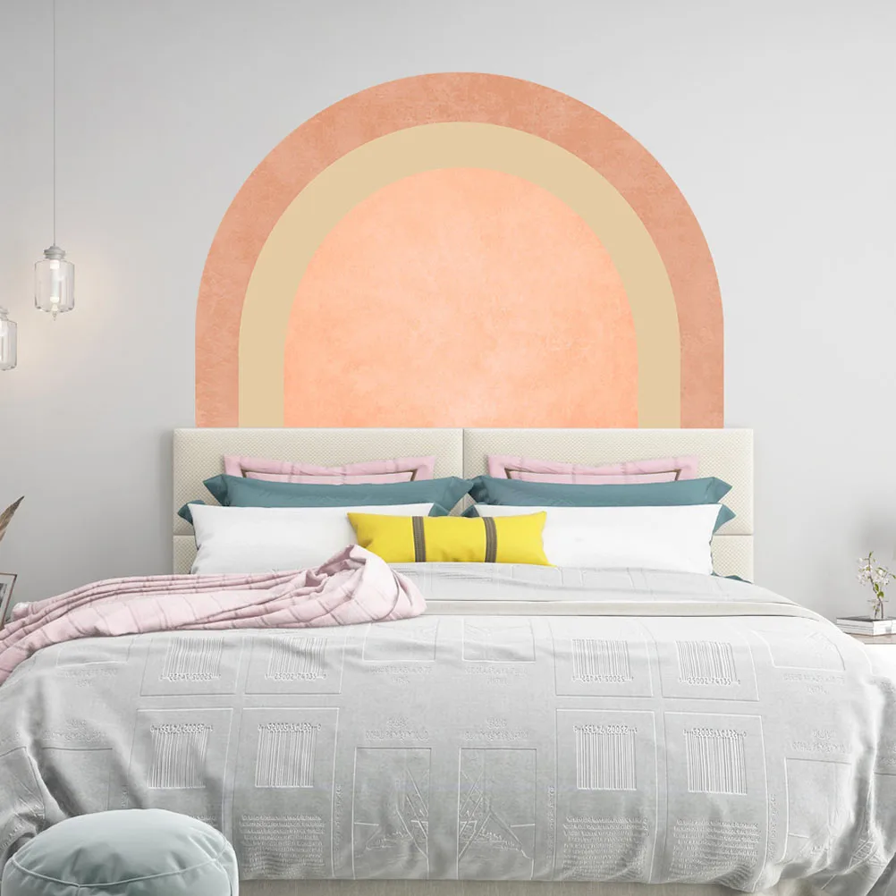 

Geometric Wallpaper Arch Decal Peel and Stick Decals Hanging Adhesive Decor Arched
