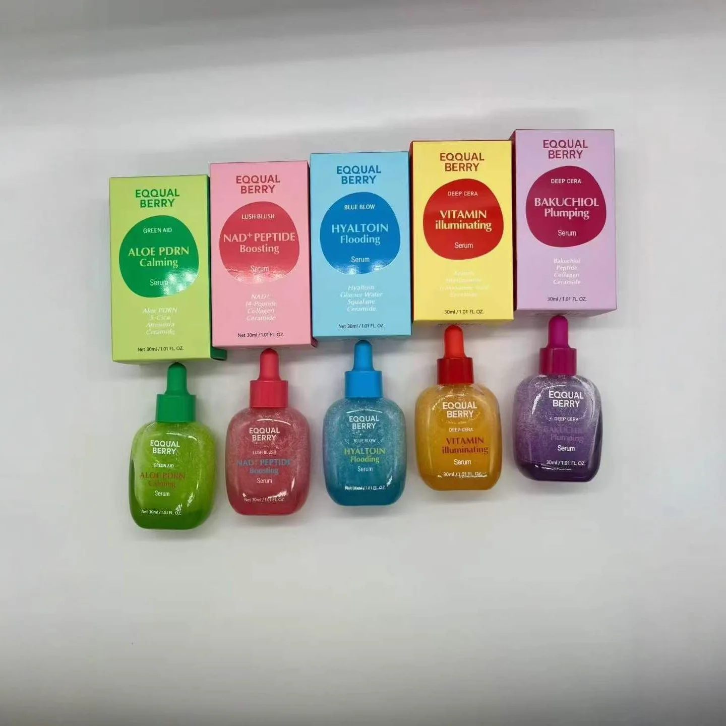 EQUALBERRY-suero potenciador PDRN + PEPTIDE, reafirma eficazmente los poros para la piel sensible, cuidado de la piel coreano, suave nutritivo profundo