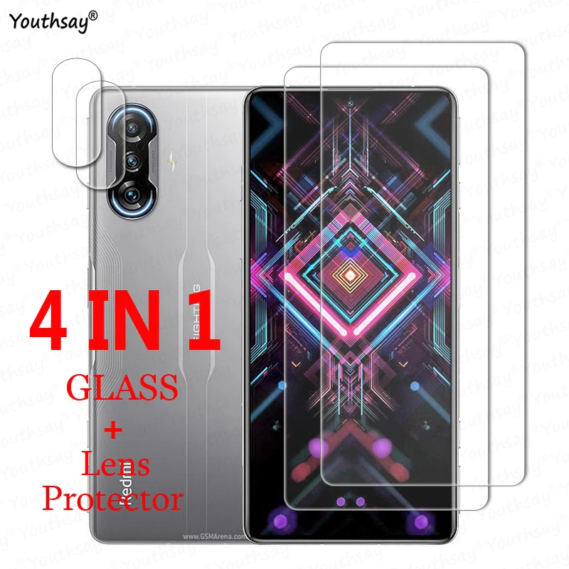 For Xiaomi Redmi K40 Gaming Glass Black Shark 4S Pro 4 Pro Tempered Glass for Redmi K40 Gaming Glass Phone Screen Protector Film