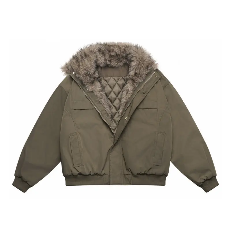 

Winter Mountain Style Outdoor Japanese Retro Condor Workwear Jacket, 3-Proof Loose-Fit Thickened Unisex Cotton Padded Coat