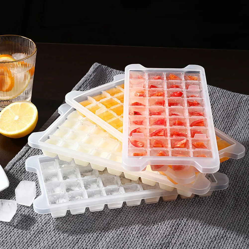 

Reusable PP Cube Tray Mold for Blocks Easy Demolding Summer DIY Tool Plastic Household Refrigerator Storage Box Odor Resistant