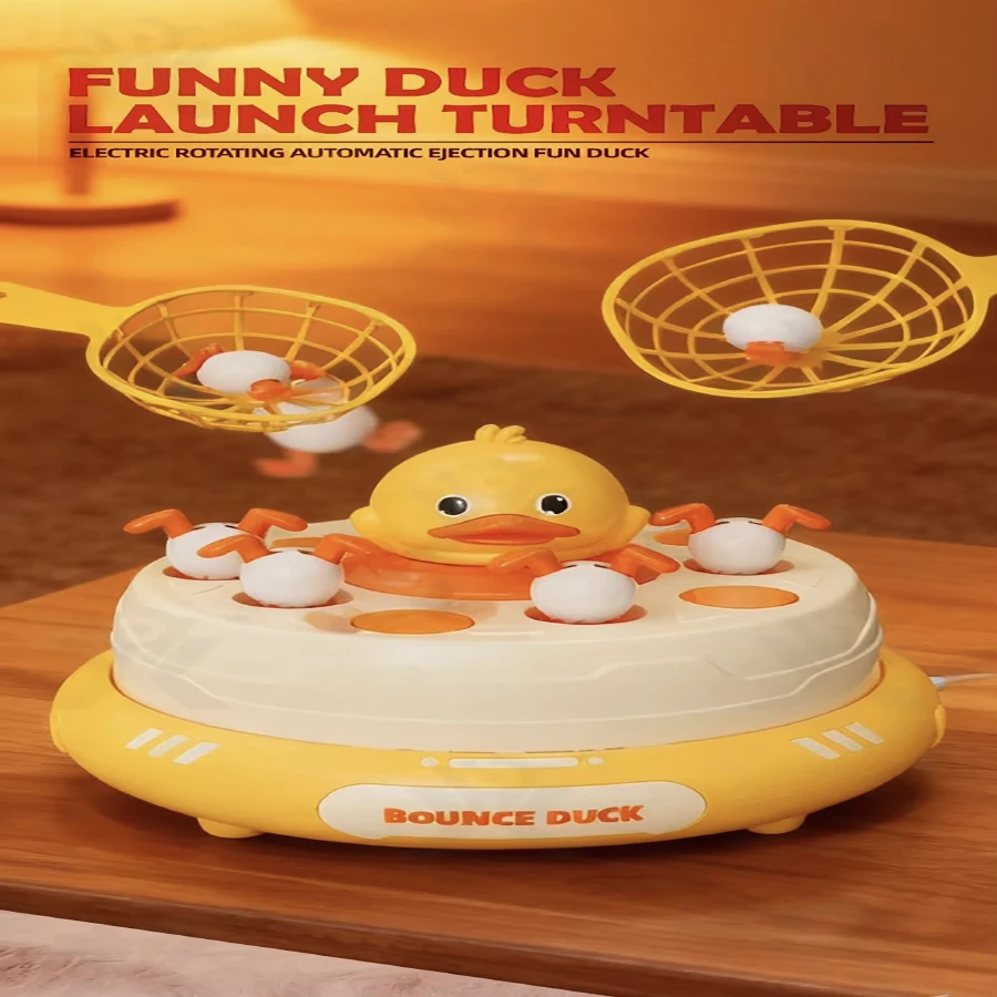 Child Party Bounce and Catch Duck Board Game Catching Flying Duck Training Hand Eye Coordination Parent  Funny Kid Game Toy Gift