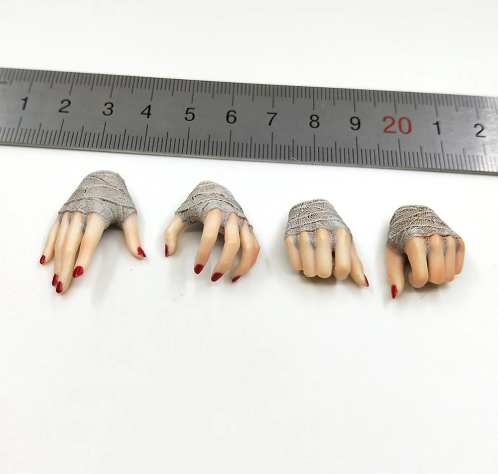 

1/6th POPTOYS WH002 Bloody Shaman Aphaia Witch Hunter White Shaman Hand Foot Platform Accessories For 12inch Large Breast Body