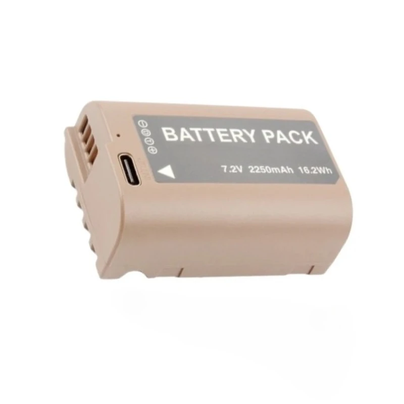 Сменный аккумулятор для камеры DMW-BLK22 7,2 В 2250 мАч с зарядкой USB-C для Panasonic Lumix GH6 S5II S5M2 GH5M DC-S5 DC-S5 GH5 II