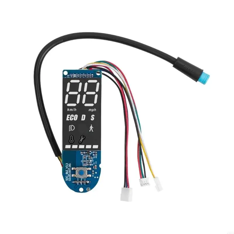 242A Easy to Install Electric Scooter Real Time Speed & Battery Display Control Panel Meter for F20 F25 F30 F40 Weatherproof