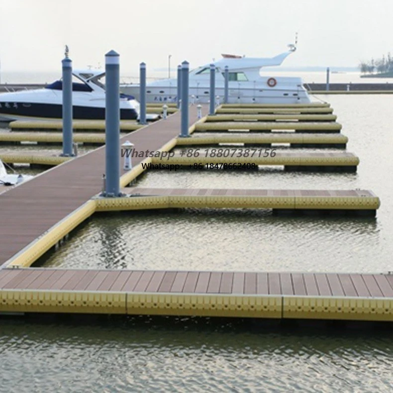 Stark Marina High Quality UV-Protected Stainless Steel Cleats Self-Color Plastic Floating Jet Ski Pontoon Dock
