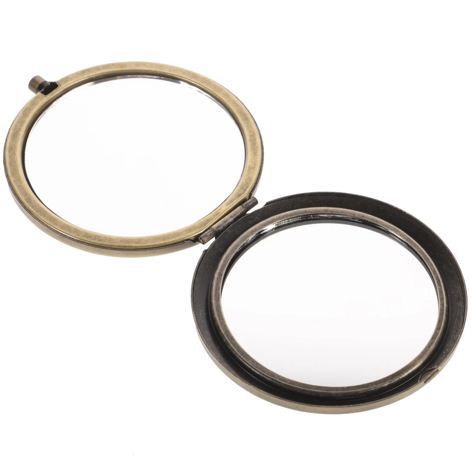 กระจกพกพา 10 เท่า สำหรับผู้หญิง 30 เท่า กระจกแต่งหน้าแบบพกพา น่ารัก กะทัดรัด พับได้ ทรงกลม