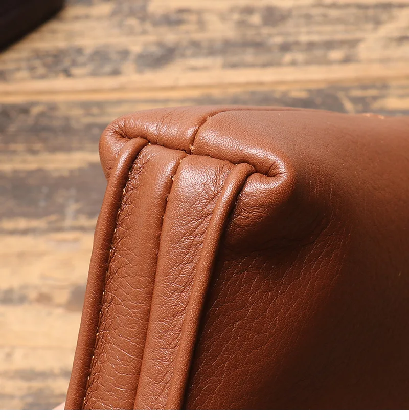 Neue Herren-Clutch aus echtem Leder, weiche Leder-Reißverschluss-Langbörse aus hochwertigem Rindsleder, lässige Handtasche – Detail 16