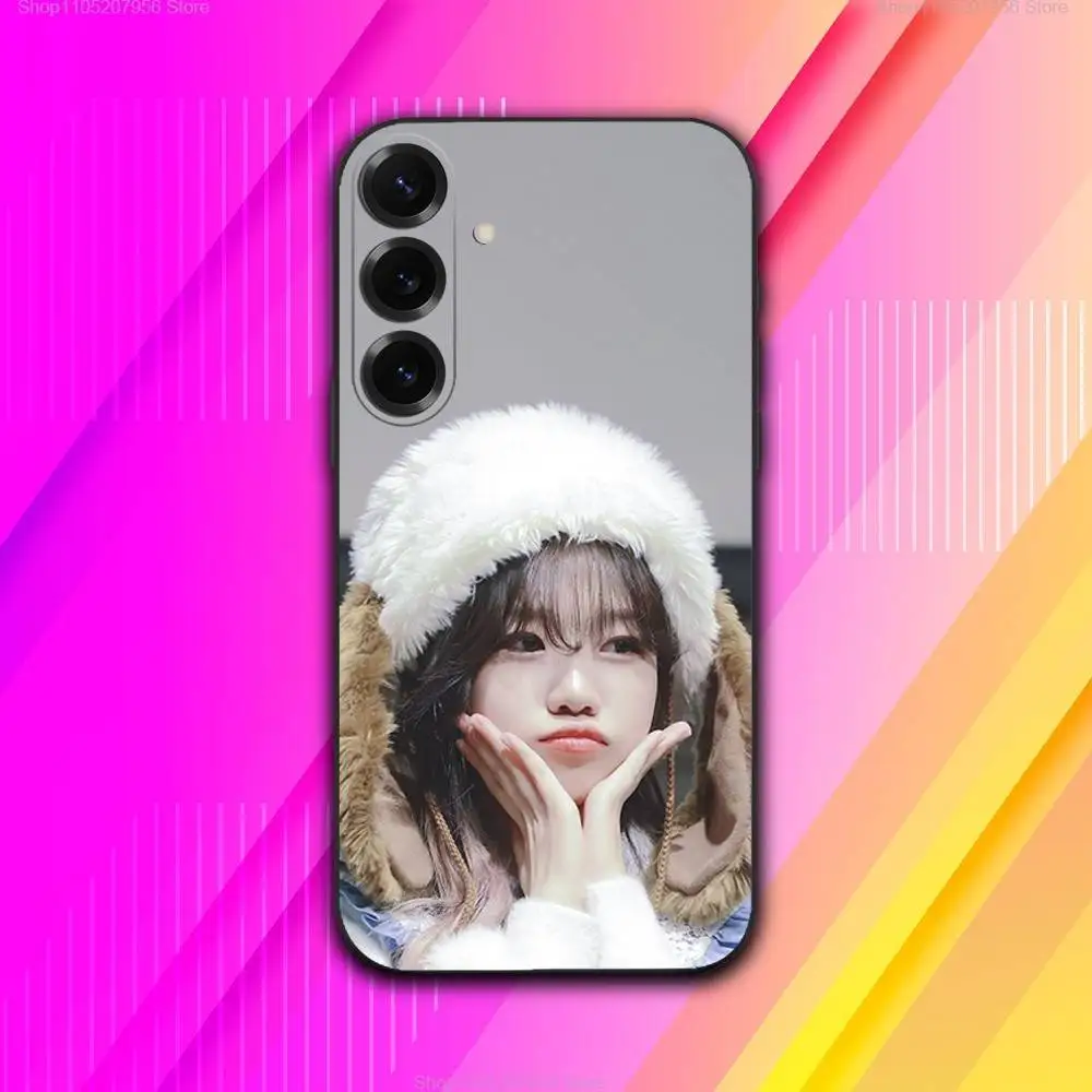 Singer J-Jo Cute Y-YuRi для Samsung A 73,72,71,53,52,51,41,40,30,22,21,13,12, Note 20,10,9 Ultra Pro 5G Черный мягкий чехол для телефона