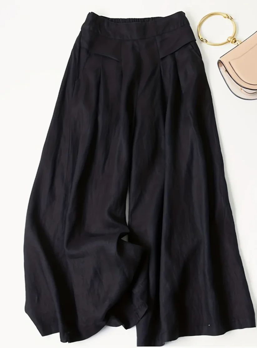 Women's clothing elegant casual fashionable outdoor sports slimming versatile European and American elastic waist circumfer