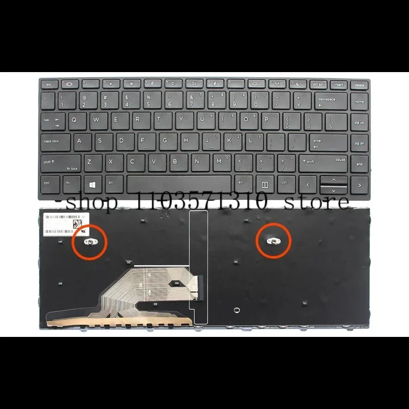 

Клавиатура США для HP Probook 640 640 645 645 G5 G4 430 440 445 G5 без подсветки