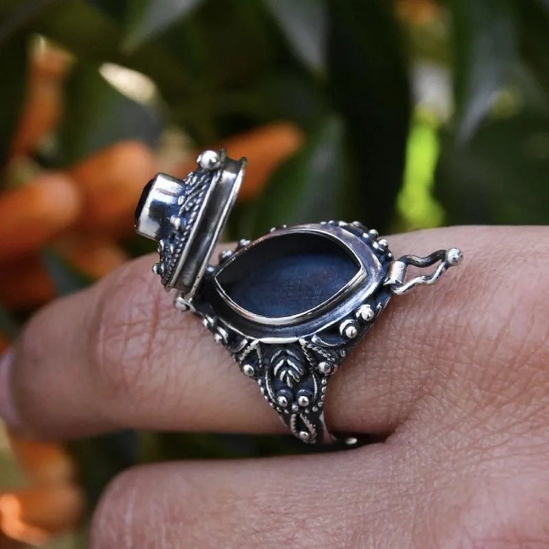 Women Creative Floral Engraved Flip Ring Alloy Ins Trendy Daily Statement Fashion Accessory