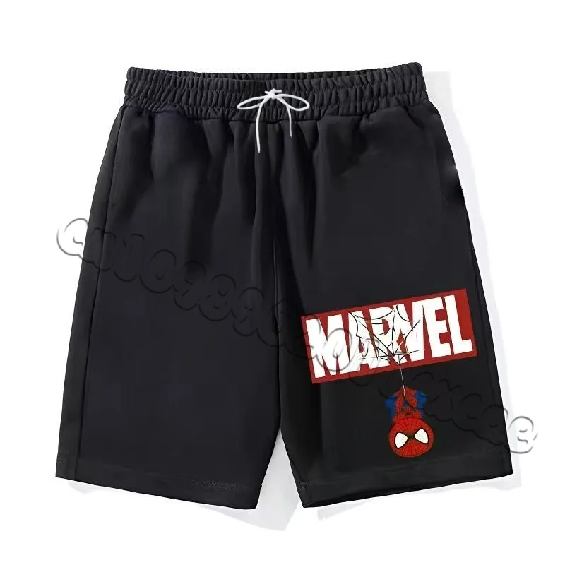 شورت Marvel Venom Spider Man شورت عصري مطبوع ثلاثي الأبعاد للأطفال البالغين، سروال قصير كبير سريع الجفاف