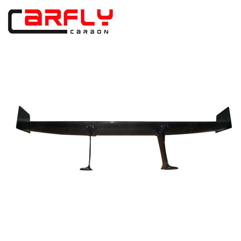 High Performance Big Universal Spoiler Carbon Fiber primed Rear Wing for Car Tuning