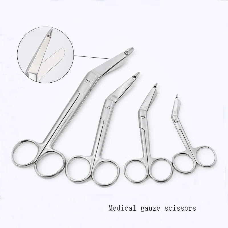 Stainless steel medical gauze shears surgical shears