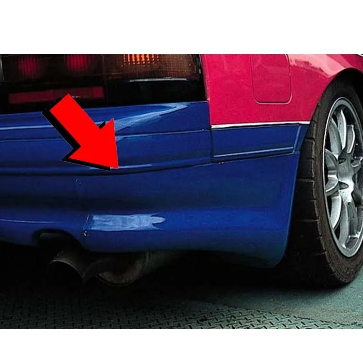 

Suitable for Mazda Mazda RX7 FC3S retrofit, carbon fiber rear bar corner cover RE Amamiya rear lip corner guard