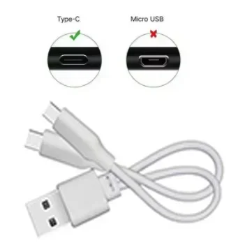 واجهة TYPE-C بطارية ليثيوم AA قابلة لإعادة الشحن 1.5V2600mWh، تستخدم للتحكم عن بعد في سيارات الألعاب. منفذ Microphone.USB #4