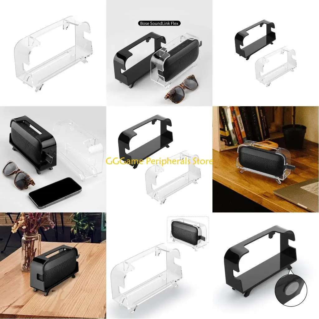 

U55B Space-Saving Desktop Holder Acrylic Desktop Bracket Holder For Smart Speaker