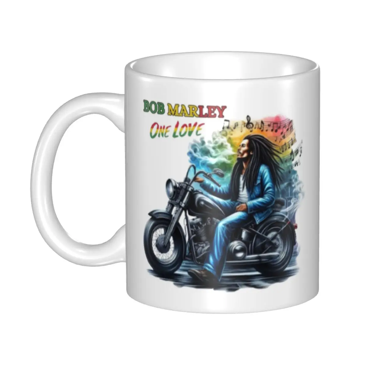 Jamaica Reggae Music Bob Marley Coffee Mugs DIY Custom Ceramic Milk Tea Mug Cup