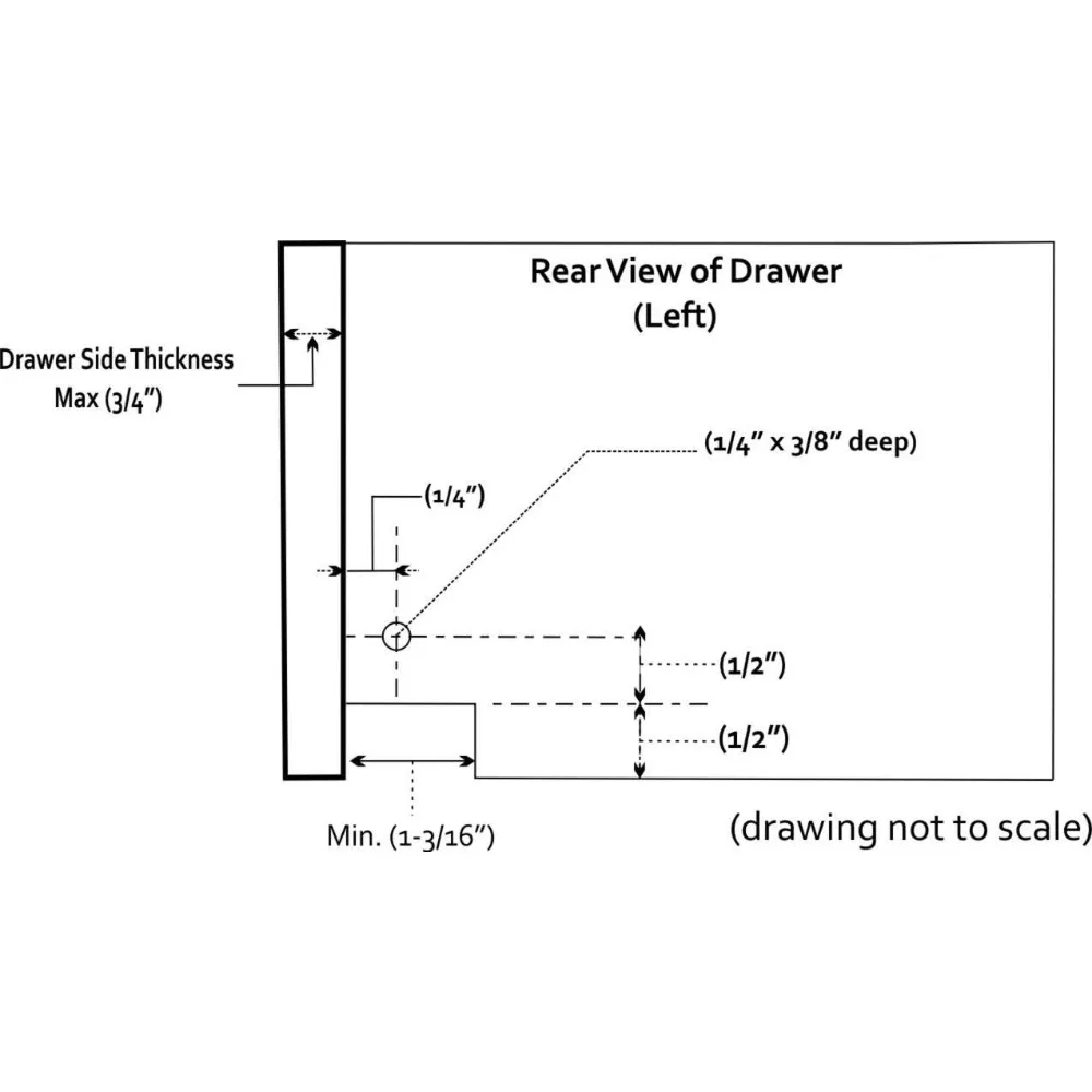 Guide sottopiano a estensione completa con chiusura ammortizzata per armadi da 18 pollici, montaggio a scomparsa, set di doppie tripli