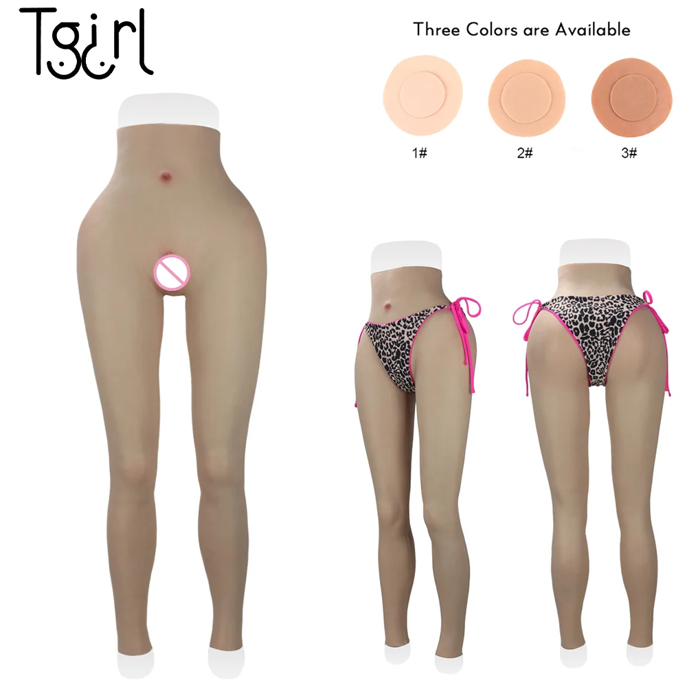 

Tgirl Fake Vagina Long Panties for Men Fake Ass Thickened Hip Cosplay Women with Vagina Tube for Transgender Crossdresser