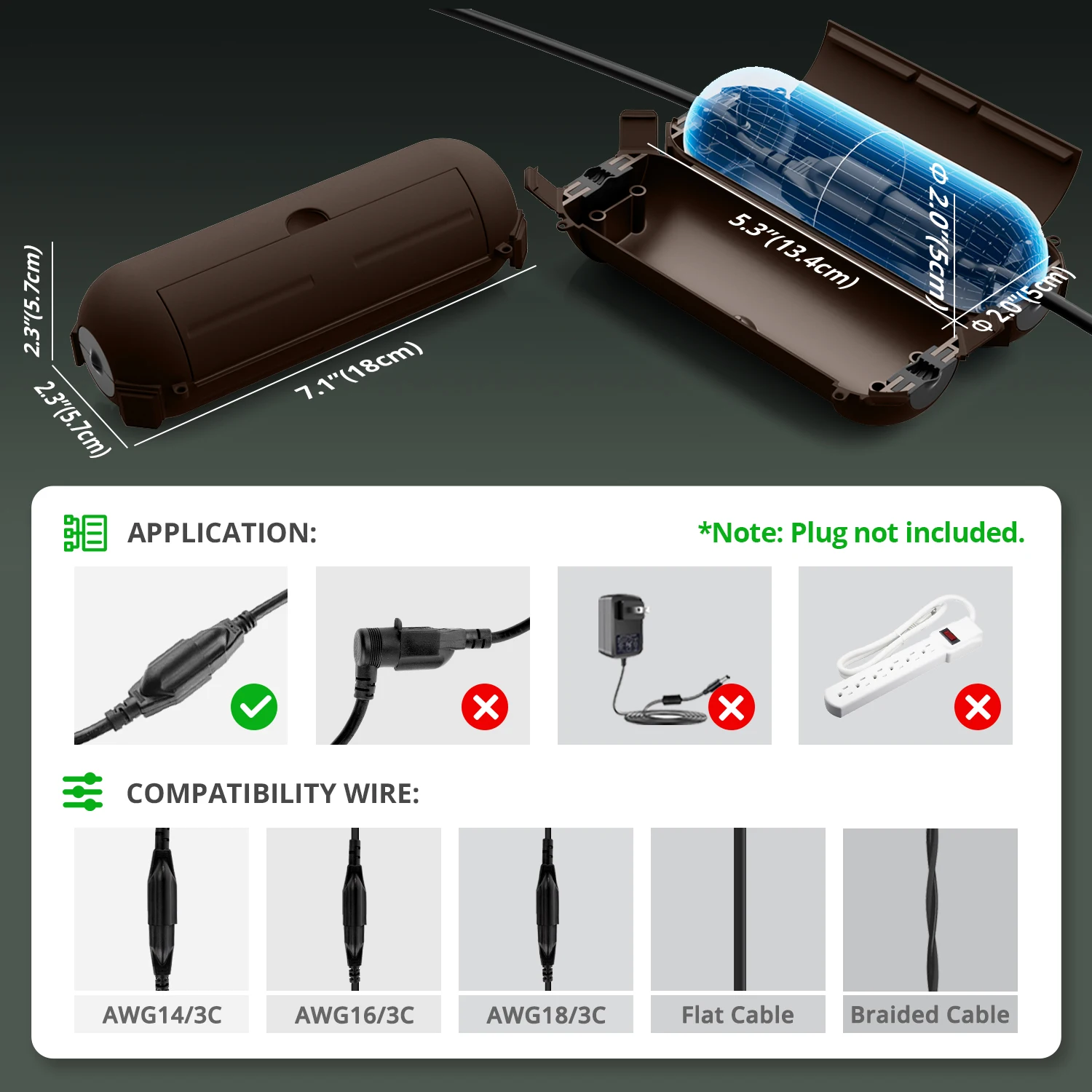 กล่องเชื่อมต่อกันน้ำ IP44 1PK  - Outdoor Power Point Cover บทวิจารณ์และราคา