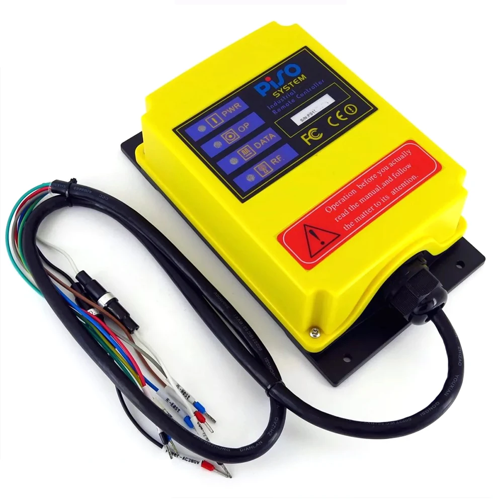 2 Transmitters 8 Channels Hoist Crane Radio Remote Control System A100