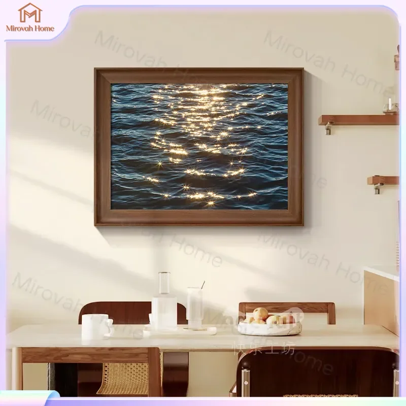 For French Style Meter Box Cover Decorative Painting 2025 New Light Luxury Wall Art Mural High End Distribution Box Hideaway