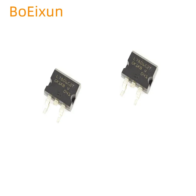 10PCS/LOT L7806CD2T L7806C2T L7806 TO-263 MOSFET MOSFT Three-terminal Voltage Regulator SMD New Good Quality Chipset