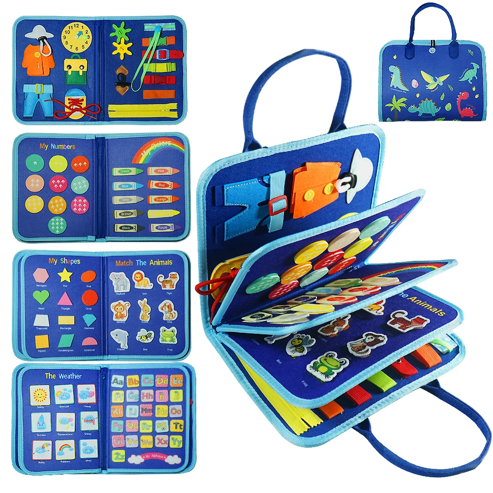 Montessori-Arbeitsbrett für Kinder im Alter von 3–6 Jahren – sensorisches Lernspielzeug für frühes Lernen und Entwicklung der Feinmotorik – Detail 9