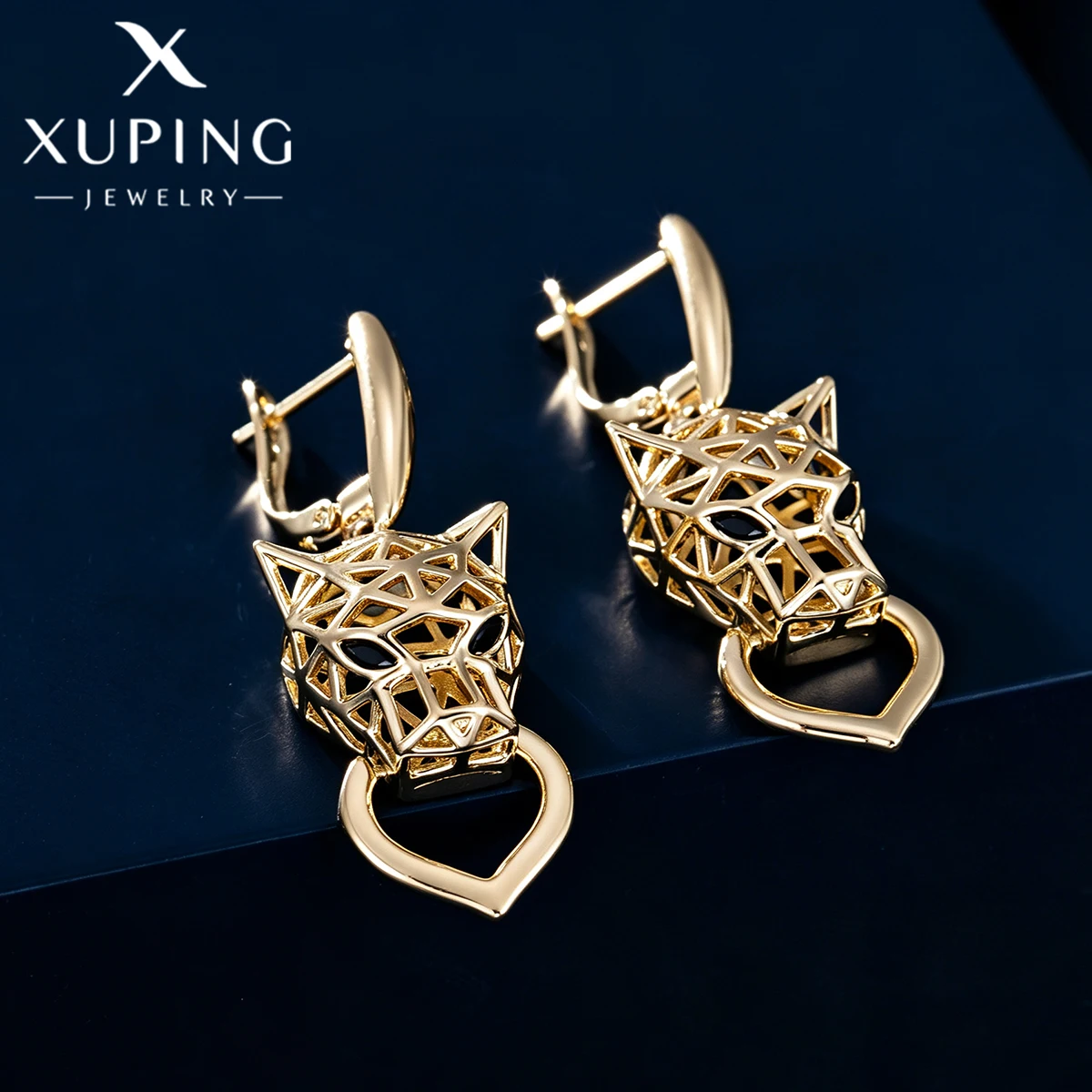 Xuping Schmuck Neu eingetroffen: Modische, tierförmige Creolen für Damen, Charm-Schmuck, Party, exquisites Geschenk X000020649 – Detail 12