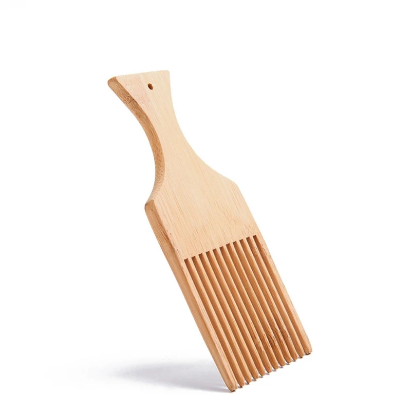 Wooden Comb Afro Pick Hair Lift Combs Beard Pick Comb Natural Volumizing and Styling Tool Detangling Hair Comb