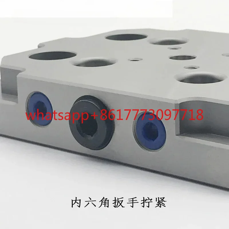 Four-axis five-axis fixture quick change self-centering vice tooling 4-hole zero-point positioning plate