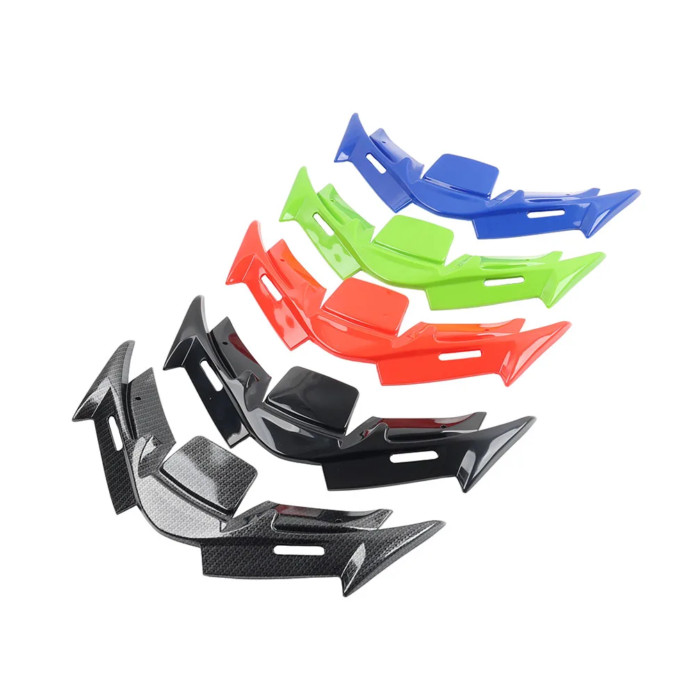 Motorcycle Winglet Front Fairing Wing Spoiler Aerodynamic ABS Plastic For YAMAHA YZF R15 V4 R15M 2021 2022 2023 2024 2025