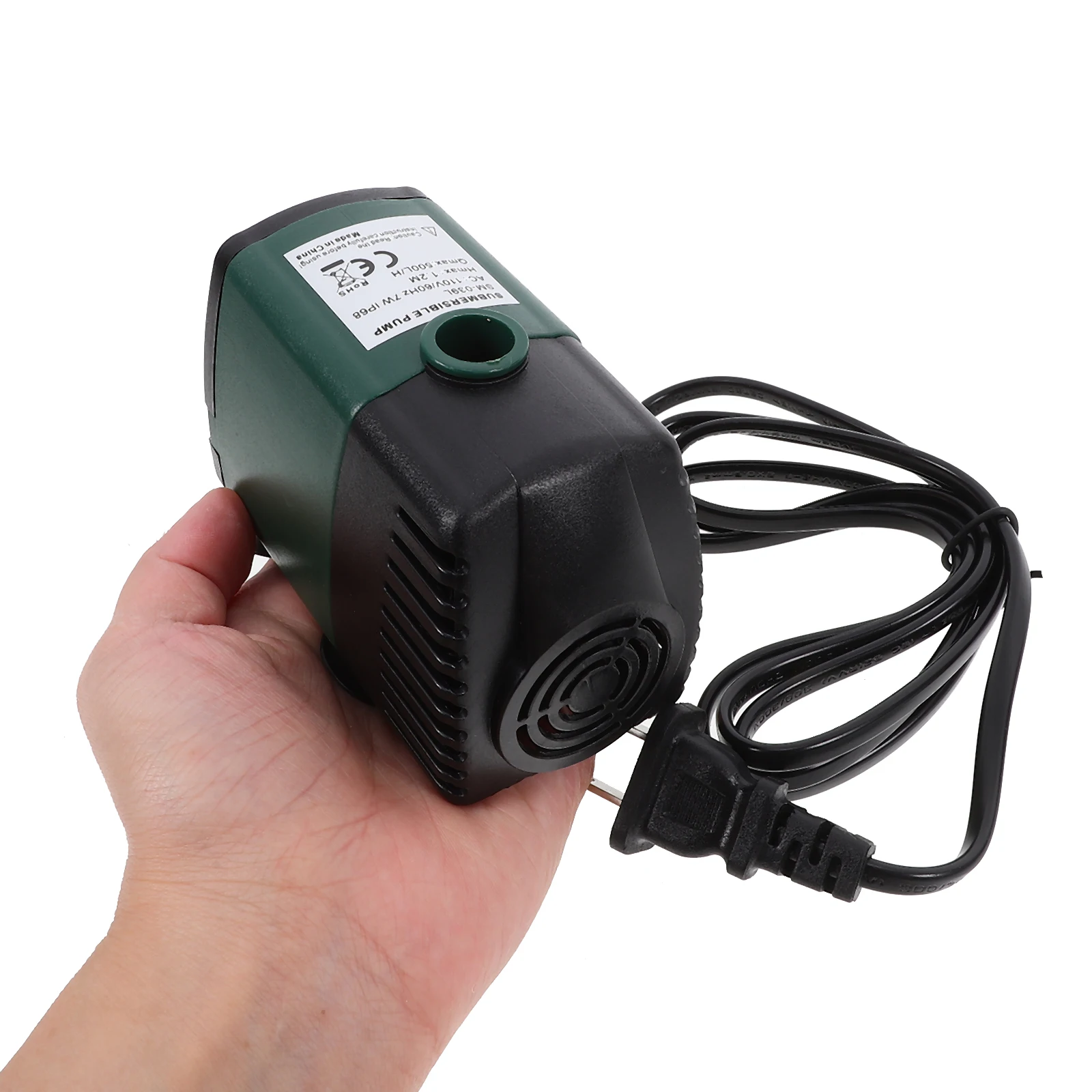 

1 set 1 Set Statuary Fountain Pump Kit Submersible Pond Water Fish Tank Sinking Pump Outdoor Small Copper Motor 110V Us Plug