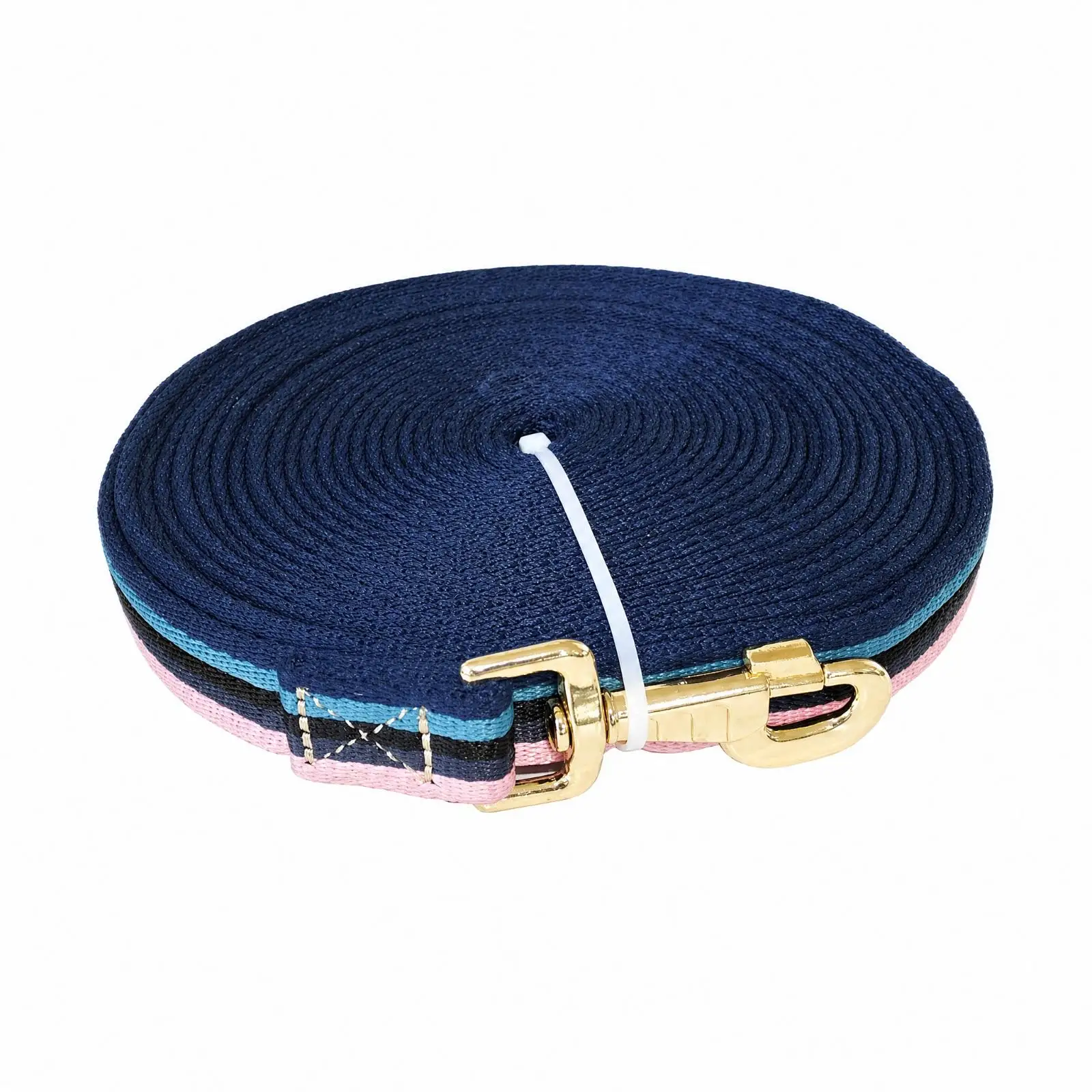 Equestrian Lunging Rope 8M Polyester Horse Training Line with Metal Buckle for Groundwork Exercise and Riding Arena Equipment