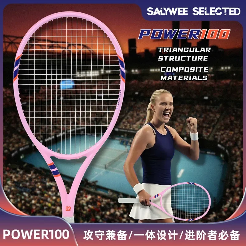 Professional Training Durable Aluminum Carbon Tennis Rackets Designed for Men Women College Students Outdoor Sports equipment Po