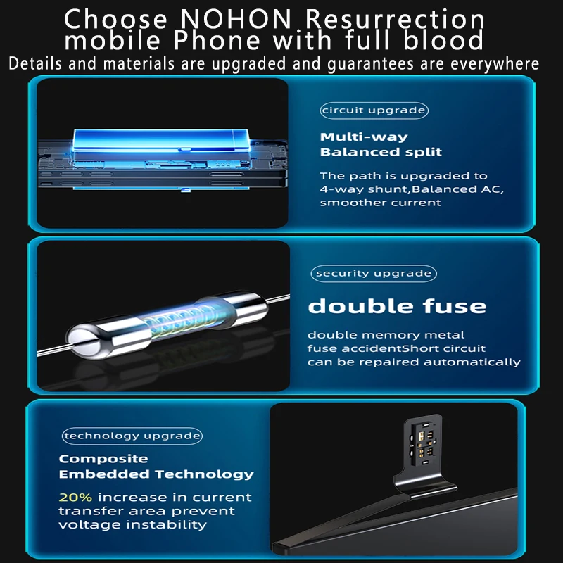 NOHON Replacement Battery For Apple iPhone SE SE2 SE3 SE2016 2020 SE2022 Hi Energy Density Lithium Batteries Free Tool Stickers