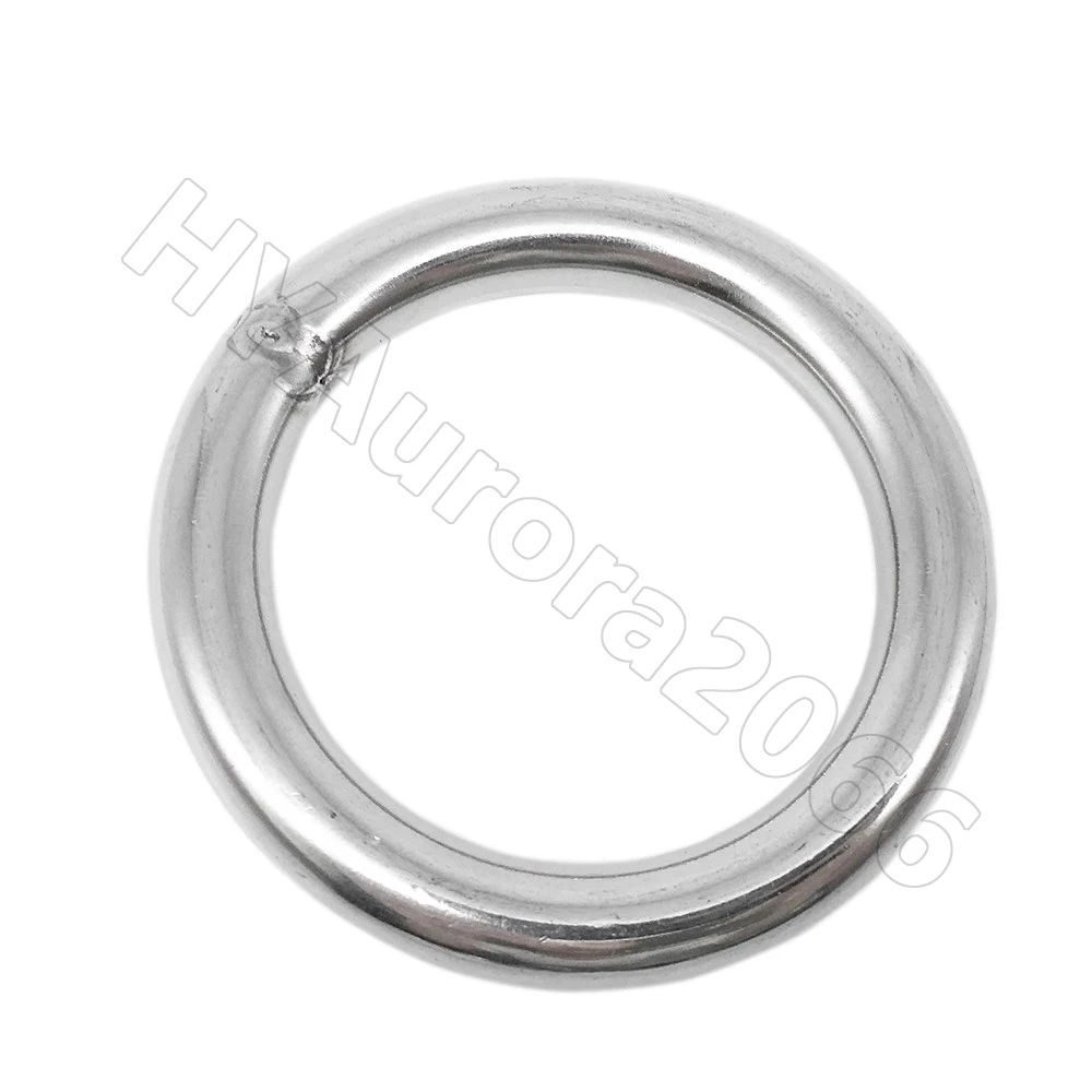 304 Rings Solid Metal O Ring Stainless Steel Welding O-ring Rust-proof Circle Ring for Boat Hammock Macrame Yoga Rings Hanger