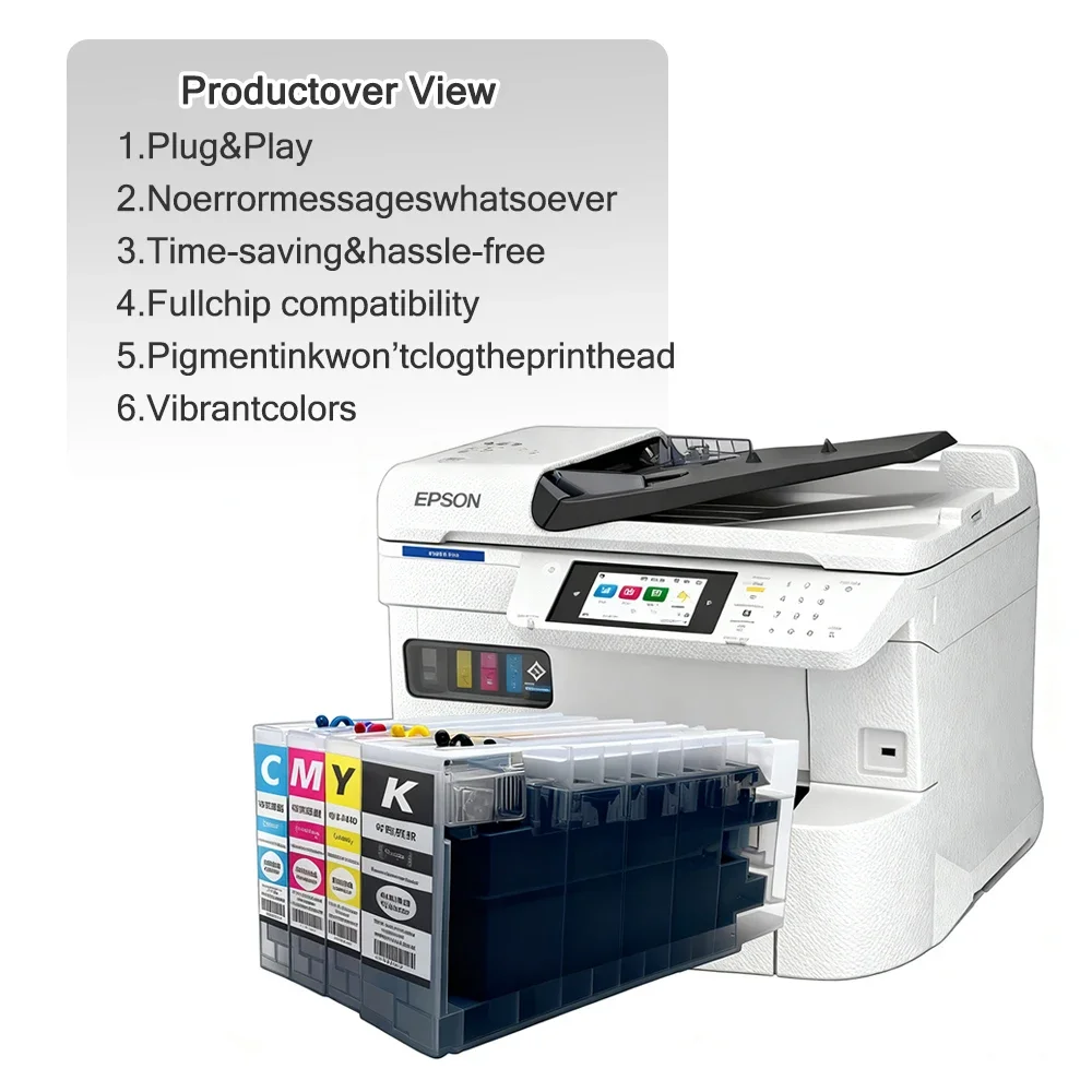 T04A T04B IB02A IB02B Large capacity Empty Refill Ink Cartridge No Chip for Epson EM-C7100 C7100 WF-C8690 C8190 PX-S7110