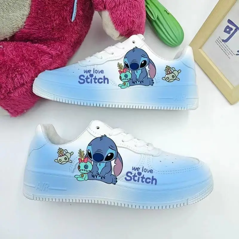 Bandai Neue Stich Disney Anime Xangel Sneaker Sommer Atmungsaktive Vielseitige Paare Cartoon Bord Schuhe Nette Student Freizeit Schuhe Geschenk 6