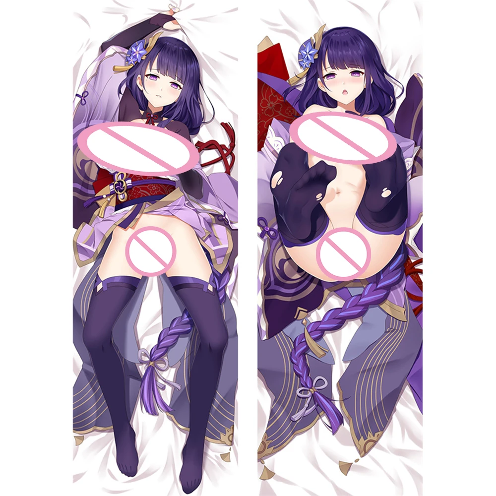 

Anime Genshin Impact Girl Body Pillow Cover Raiden Shogun Cosplay Dakimakura Case Double-Sided Bedding Hugging Pillowcase Gift