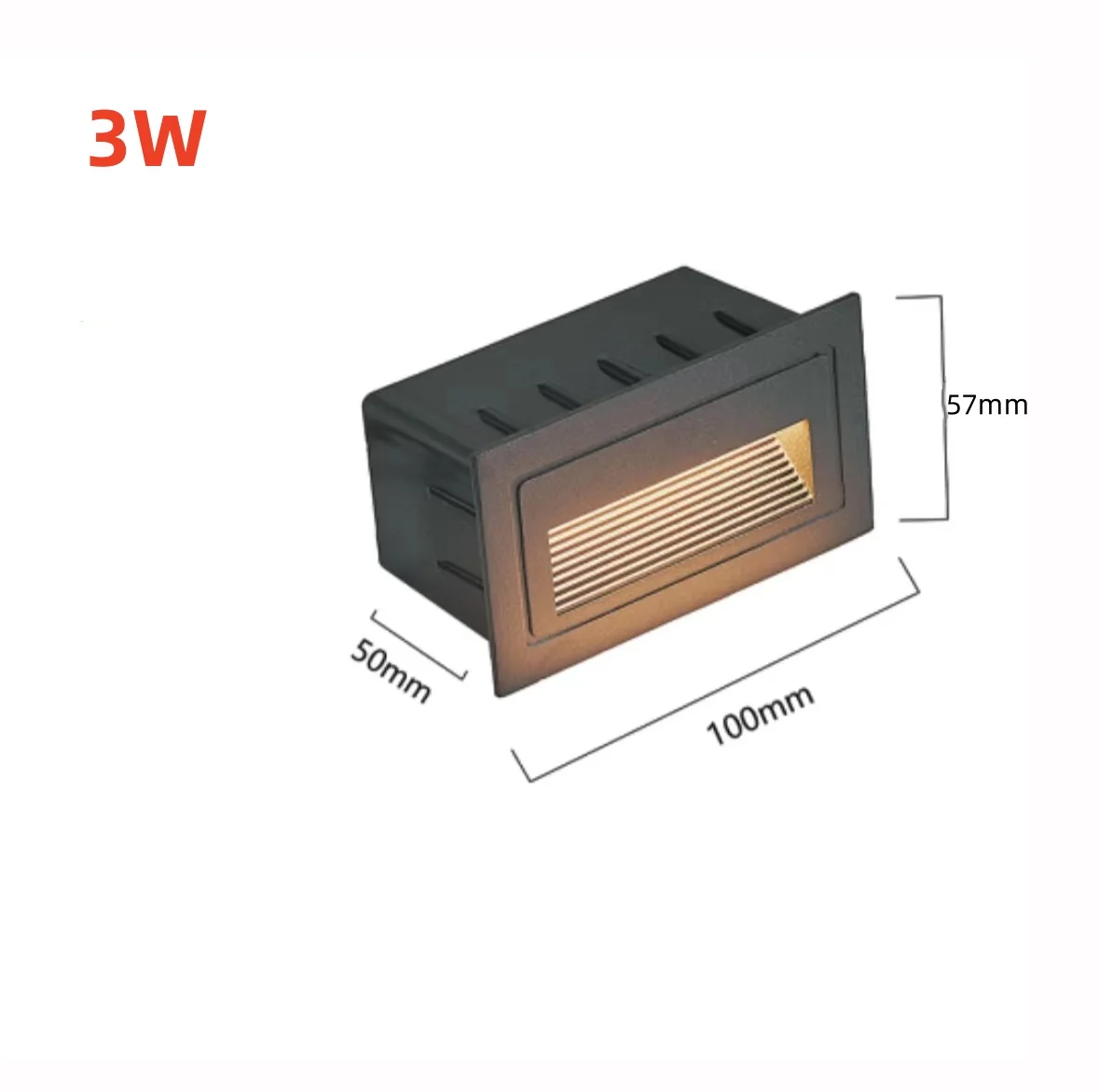 ANADnight LED IP65 Waterproof Stair Step Light Outdoor Wall Light Corner 220V 5