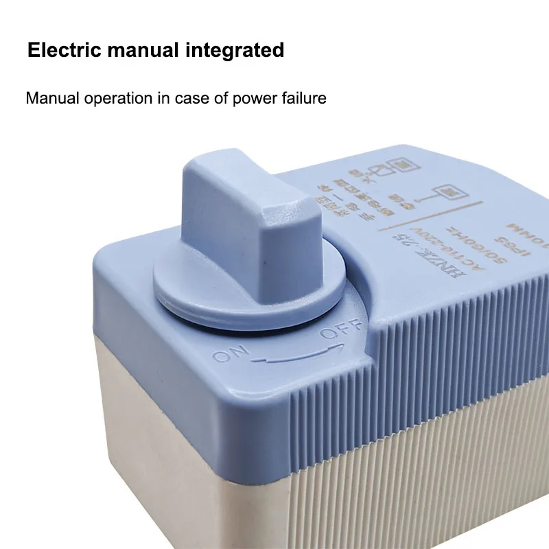 Brass Electric Ball Valve Waterproof Grade IP65 Motorized Ball Valve With Manual Switch Function 1/2