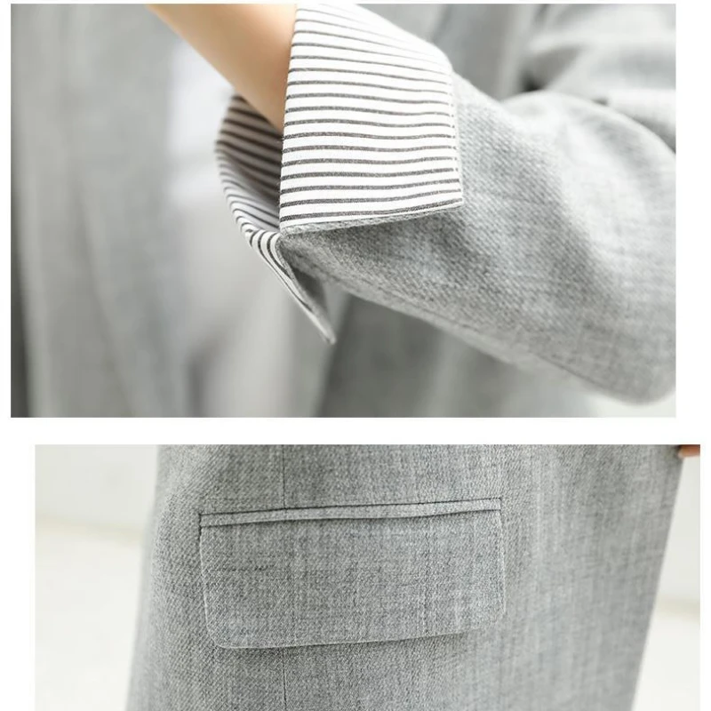 Koreańska wersja garnitur Casual kurtka damska biznesu mody garnitur w kratę kobiet praca biuro garnitur kobiety płaszcz kurtka 2024 nowość